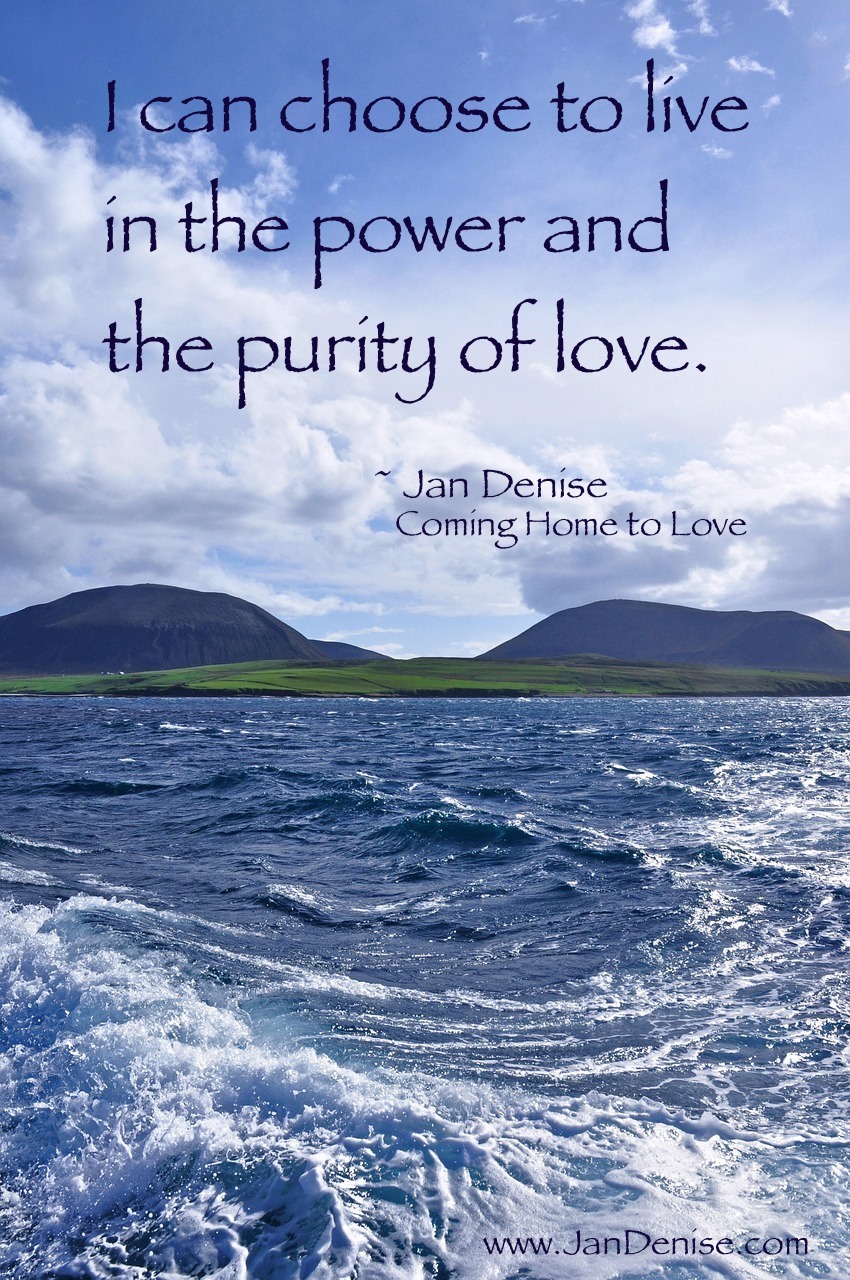Living in our power …