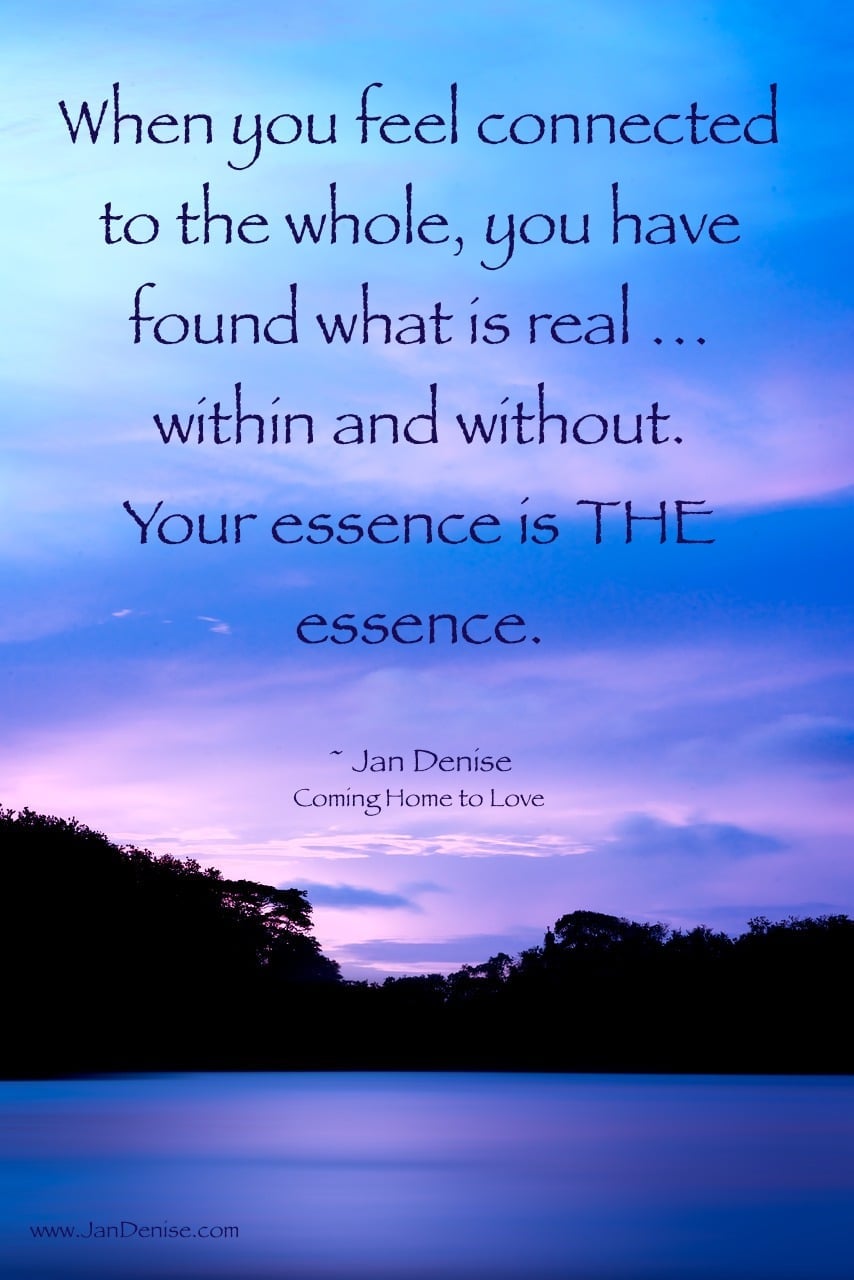 THE essence is love …