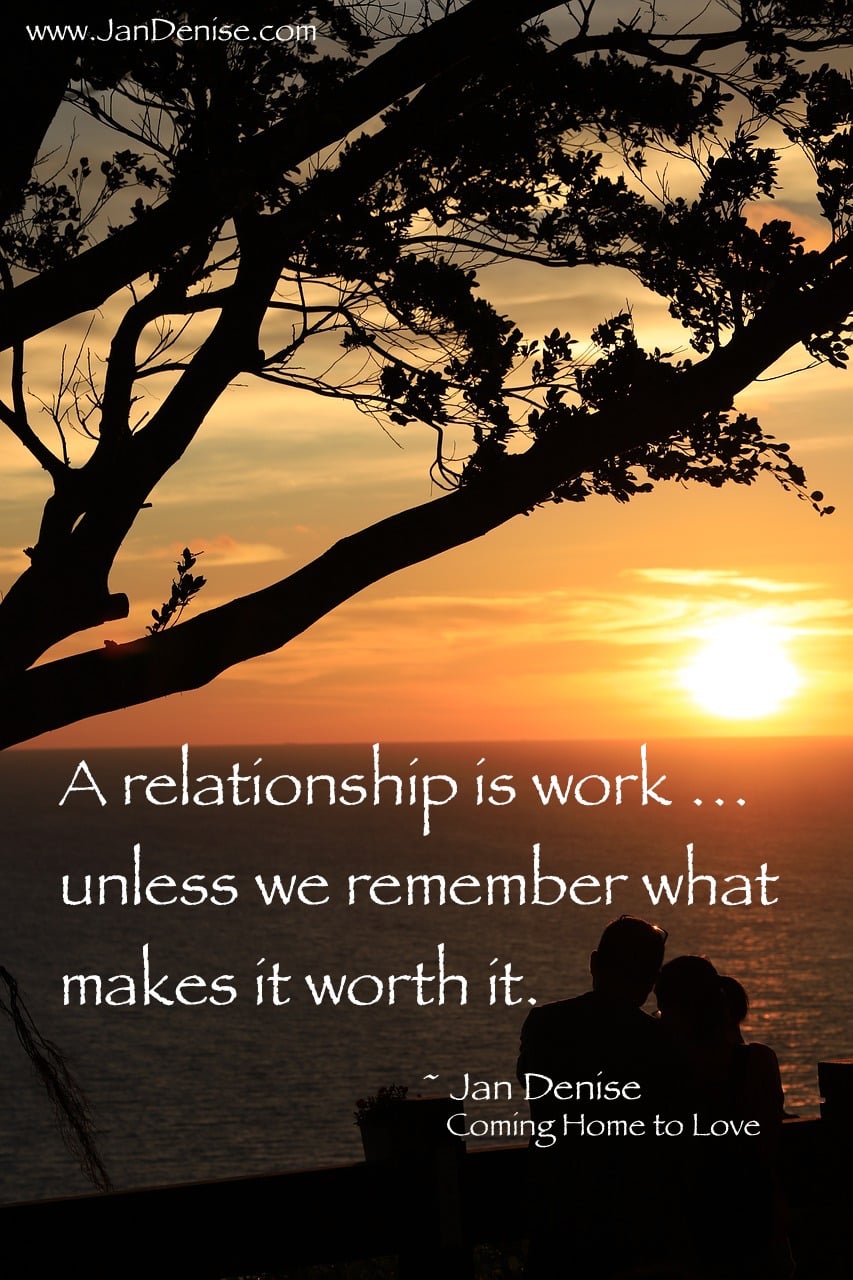 Let your “work” be a labor of love …