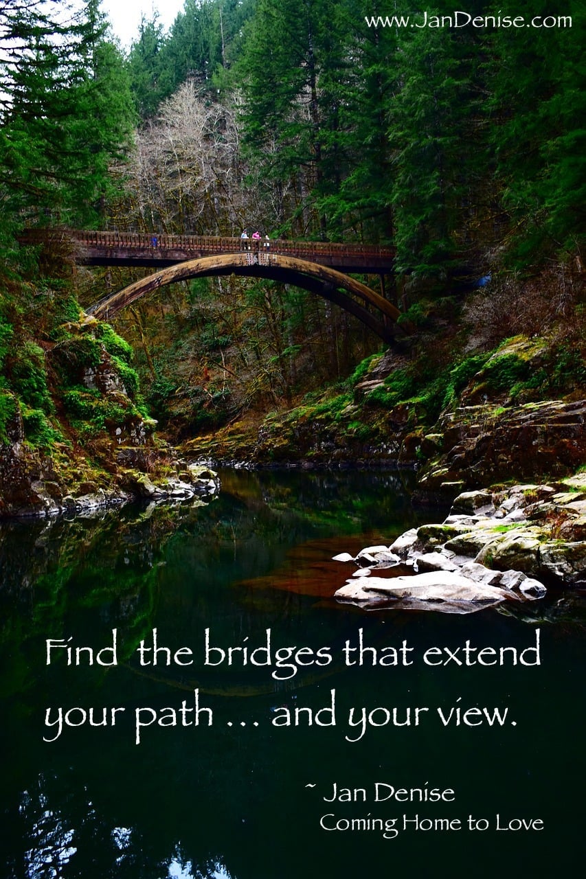 To find the bridges is to discover love’s way …