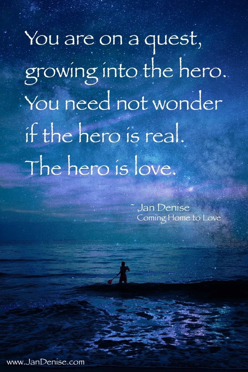 The hero …