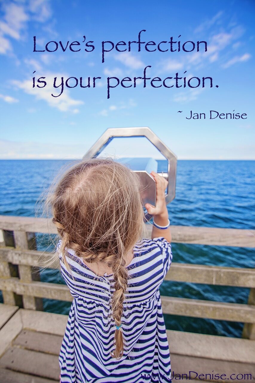 In love, you ARE perfect