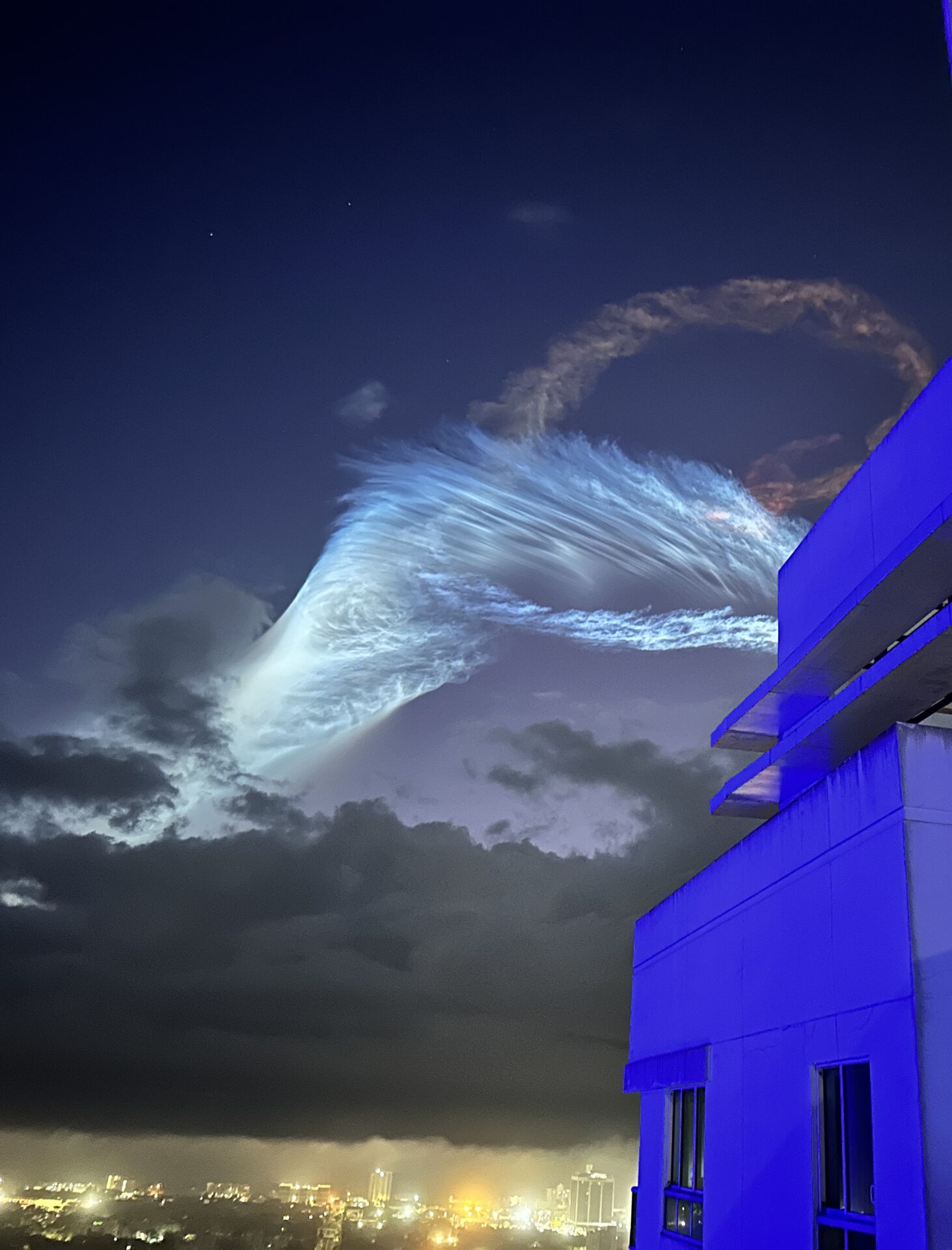 This morning’s sky …