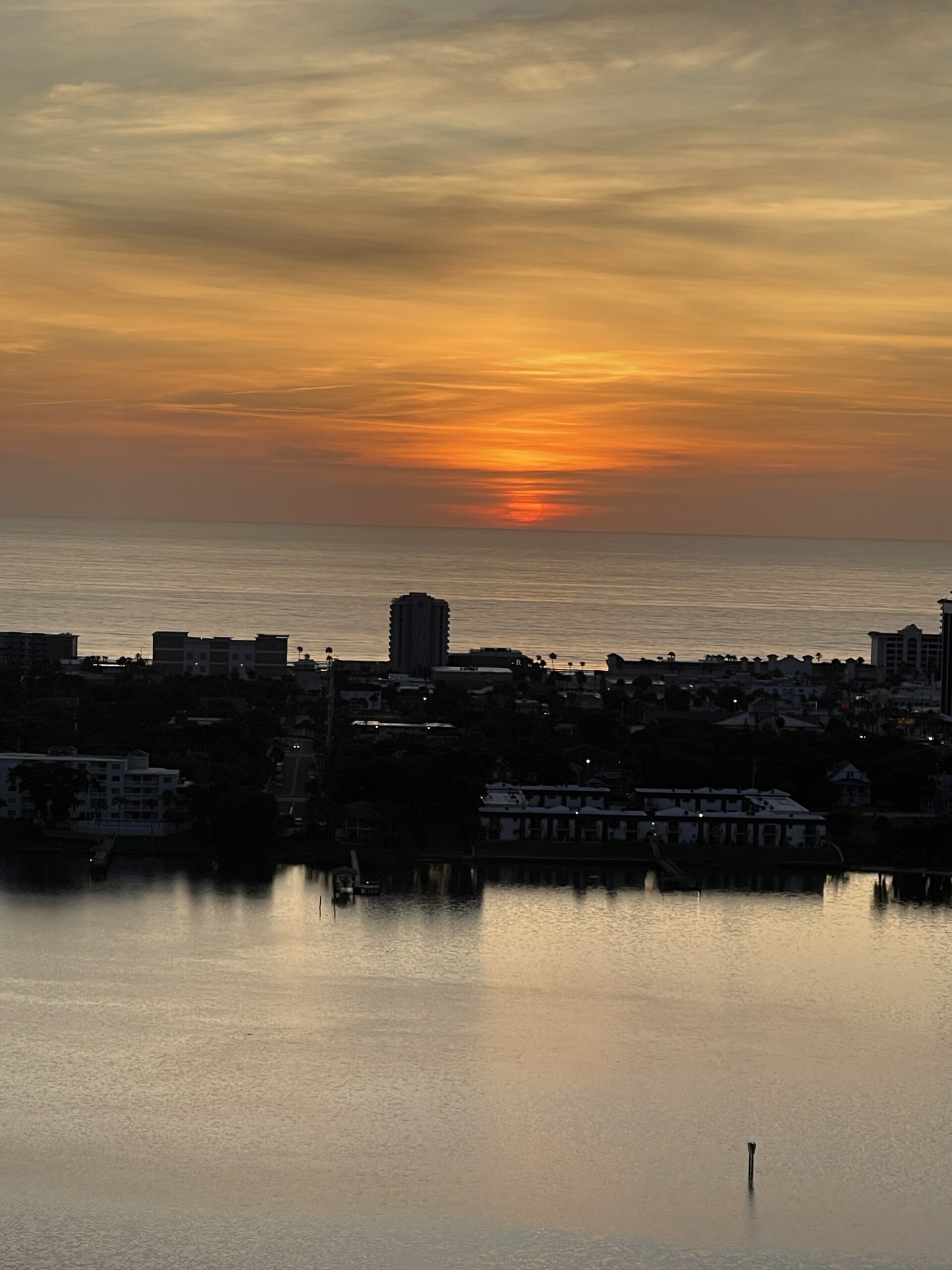 From my balcony this morning, sharing the miracle of a new day, knowing that we are part of the whole.